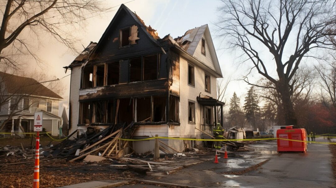 How much value does a house lose after a fire