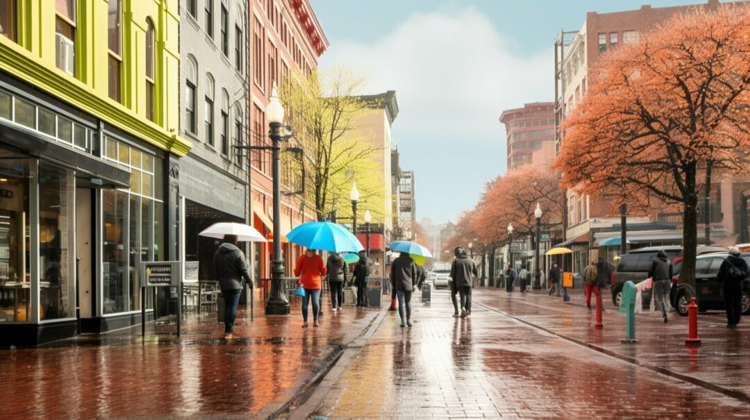 Does Portland rain a lot?