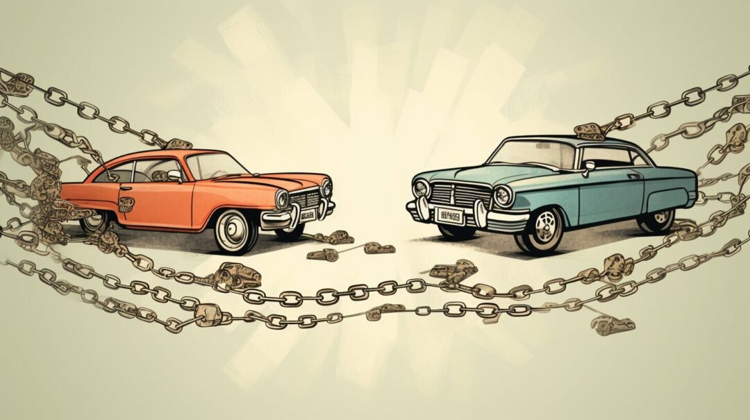 What happens to a joint car loan in a divorce?