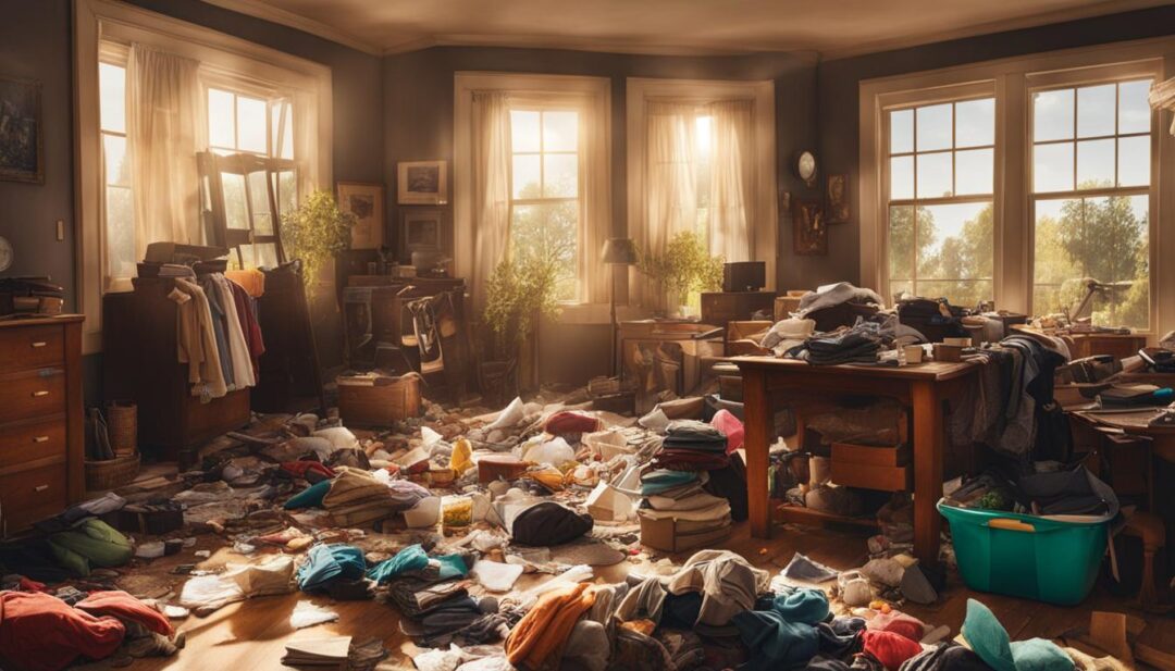 Where do I start cleaning when overwhelmed by clutter and mess?